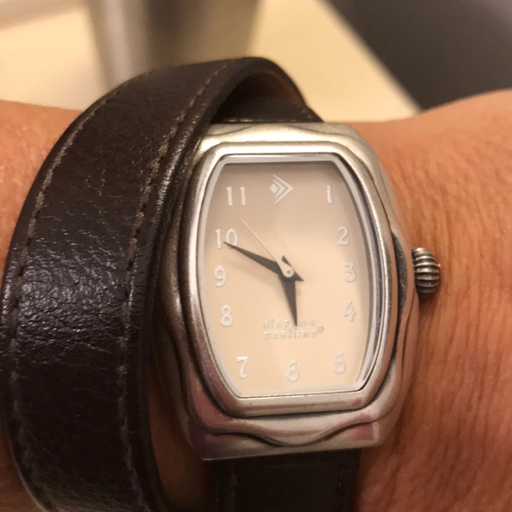 Silpada Brown belt watch